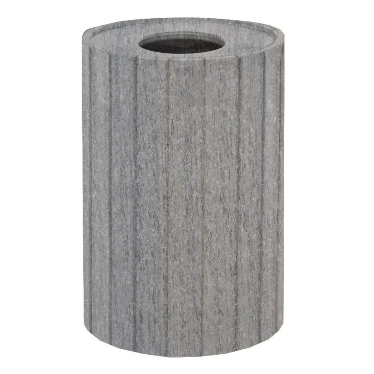 22 G Round Trash Container Gray